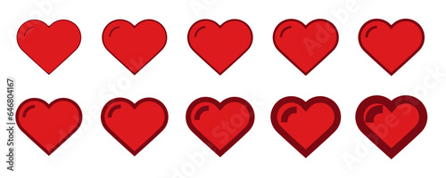 Coeurs saint Valentin 