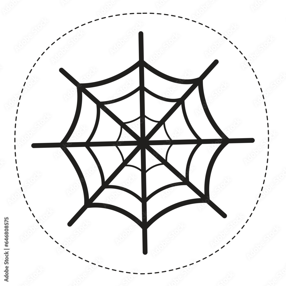 Halloween Vector black Spiderweb. Halloween Vector black Spiderweb.