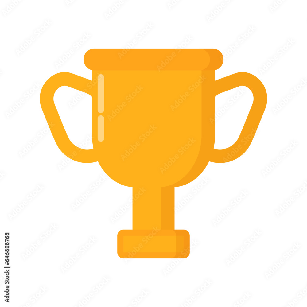 Trophy illustration vector graphic icon Trophy illustration vector graphic icon