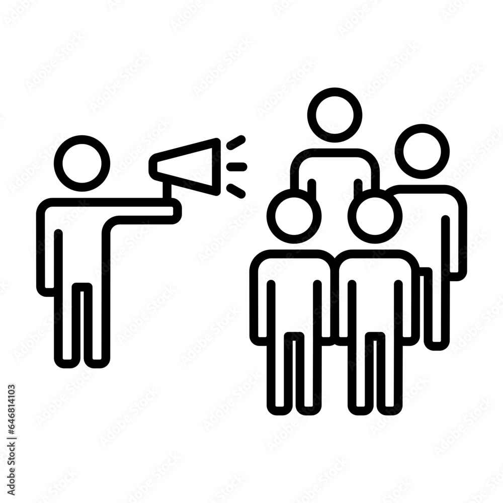  Motivation and speaker icon