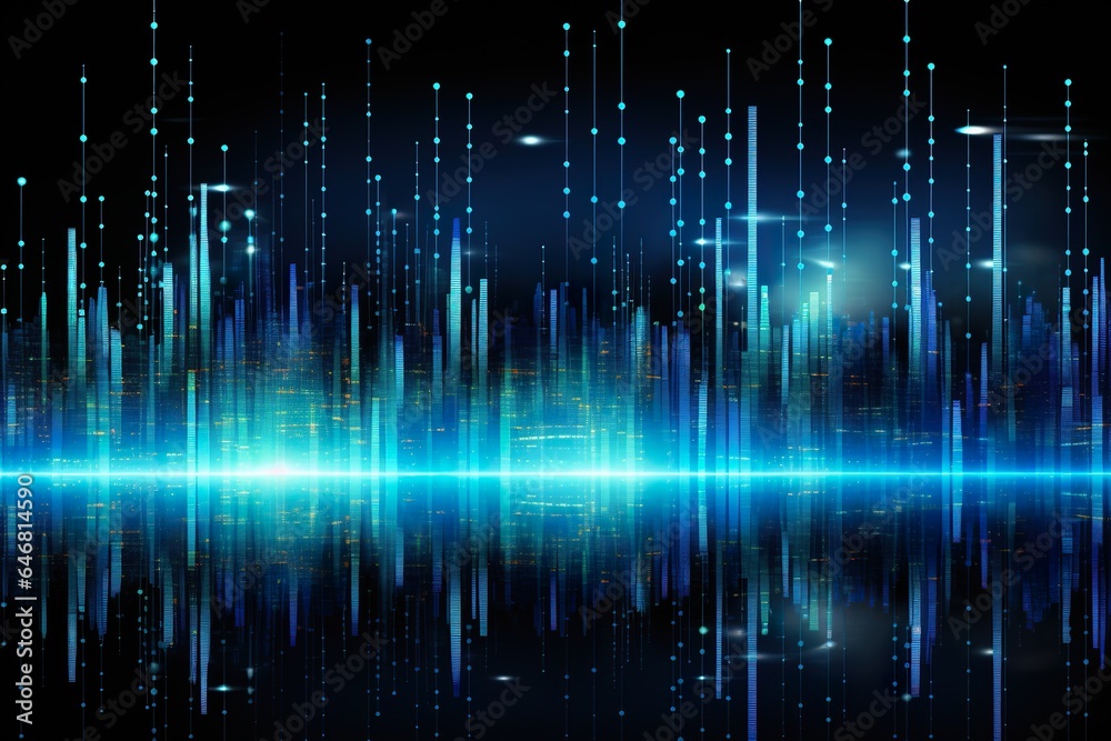 Virtual binary data transfer in network abstract background. Virtual binary data transfer in network abstract background.