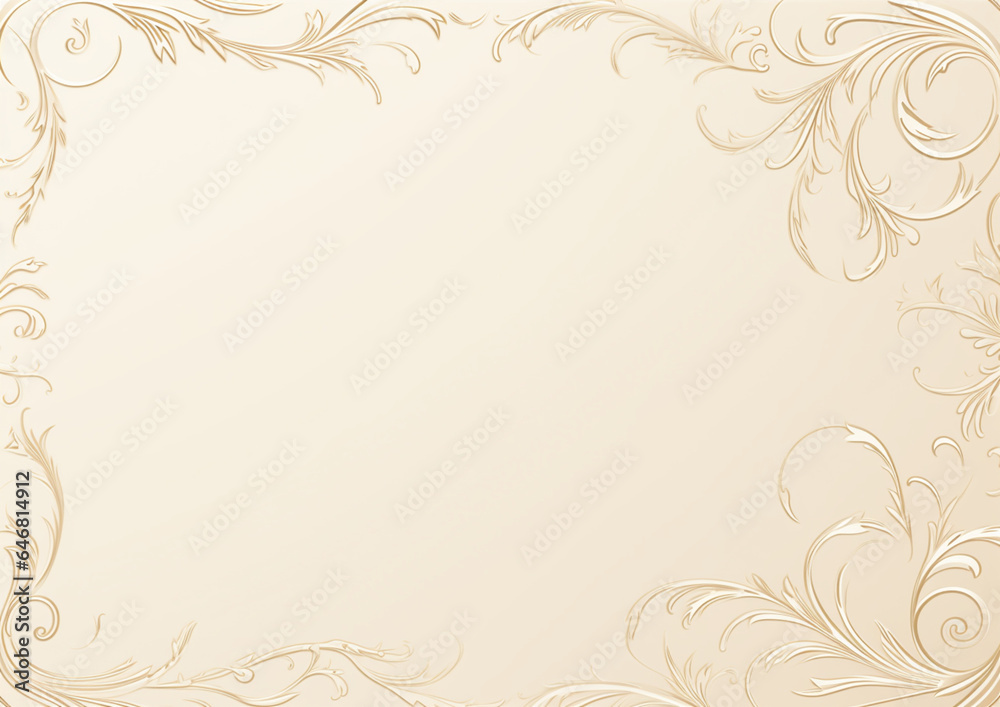 floral background invitation card