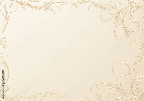 floral background invitation card