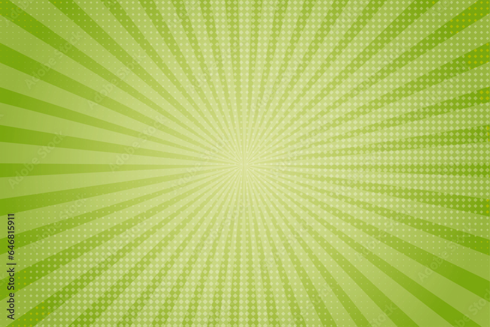 fond popart comic vert clair A4