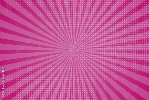 fond popart comic rose A4