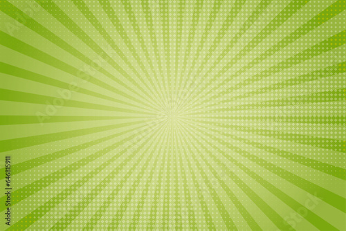 fond popart comic vert clair A4