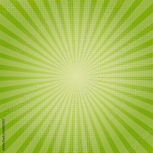 fond popart comic vert clair