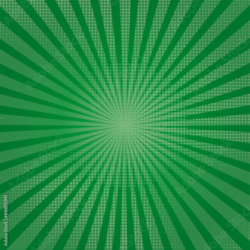 fond popart comic vert fonce