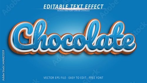 Chocolate Text Effect