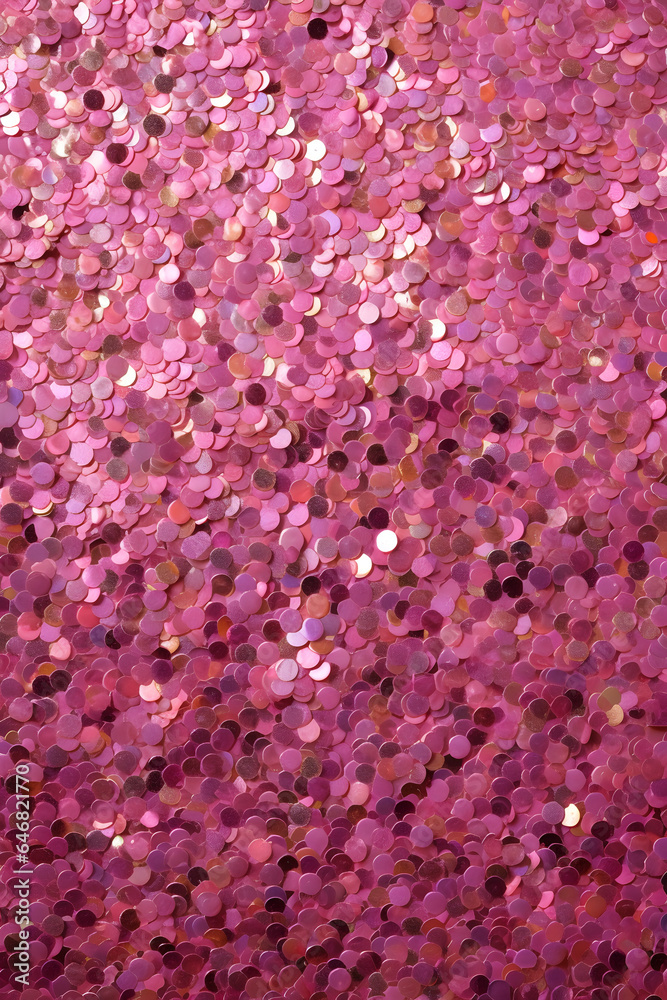 Couverture de livre de paillettes roses » IA générative