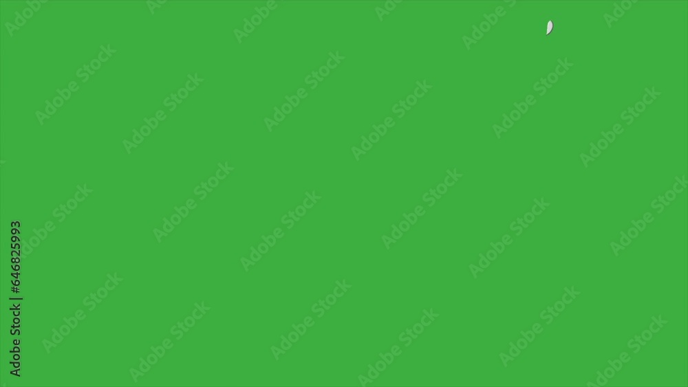 Animation loop line element cartoon effect on green screen background Animation loop line element cartoon effect on green screen background