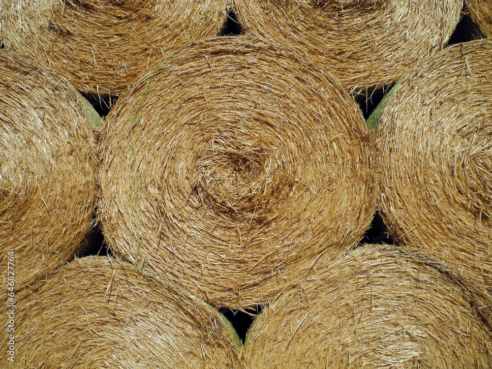 Austria, Agricultural Area, Straw Bales Austria, Agricultural Area, Straw Bales