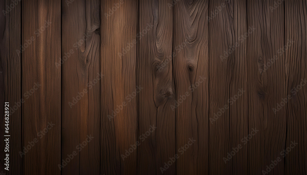 Naklejka premium Dark wood texture and background design