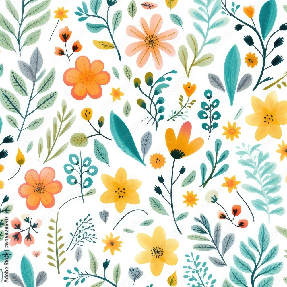seamless floral pattern seamless floral pattern