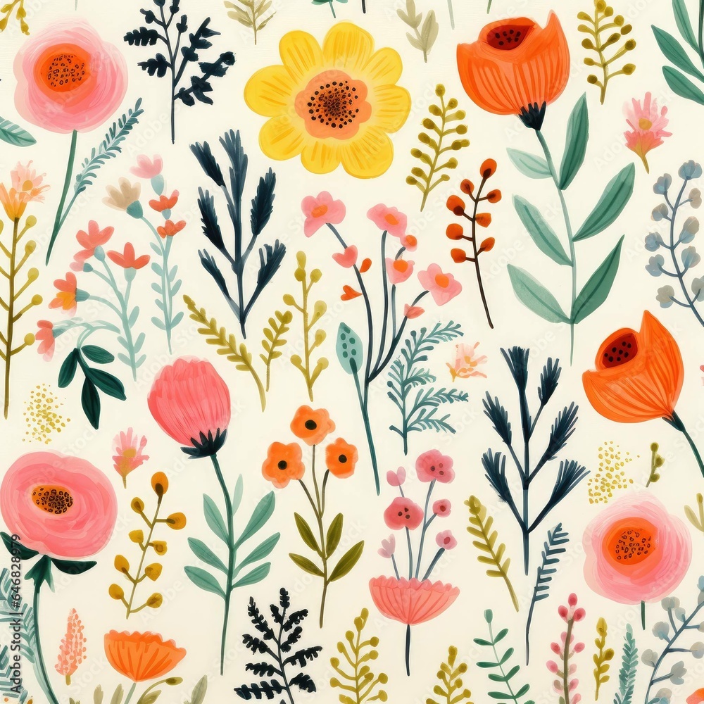 seamless floral pattern seamless floral pattern