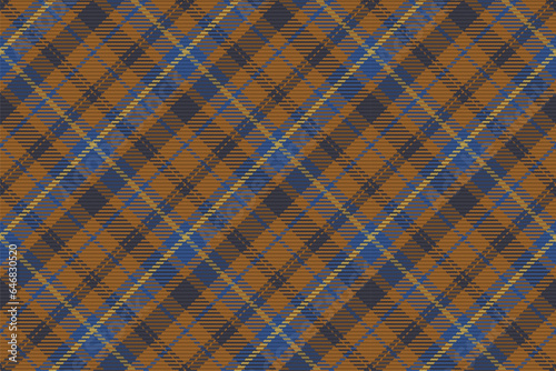 Seamless pattern of scottish tartan plaid. Repeatable background with check fabric texture. Vector backdrop striped textile print.