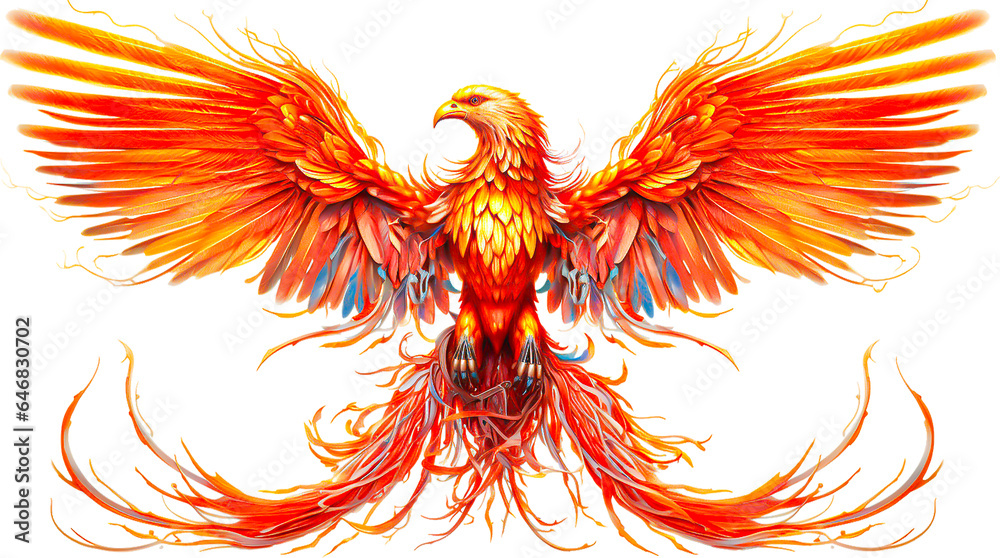 Obraz premium フェニックスのイメージ - image of Phoenix - No1-4 Generative AI