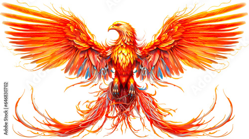 フェニックスのイメージ - image of Phoenix - No1-4 Generative AI
