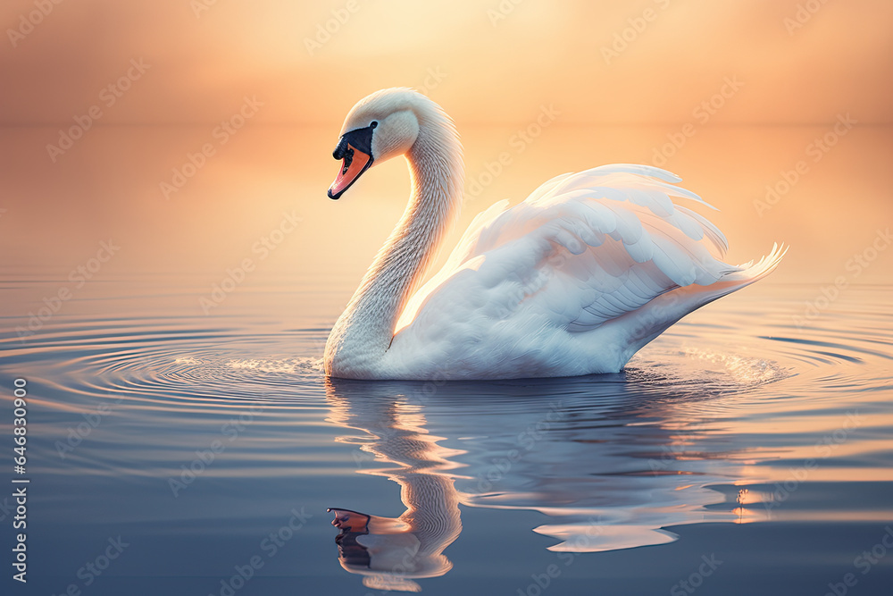close up of a swan on the lake close up of a swan on the lake