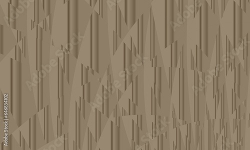 gray crumpled background of pieces with vertical stripes. abstract horizontal desktop wallpaper. cover. vector illustration.