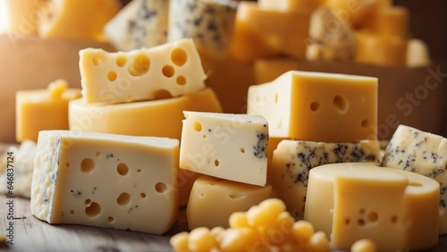 types of cheese background backdrop