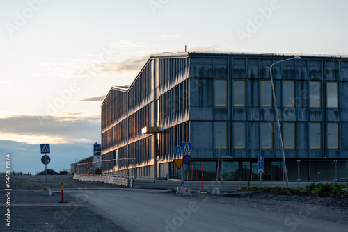 The new Police Station in Kiruna, Swedish Lapland. Taken 20 JULY, 2023. photo