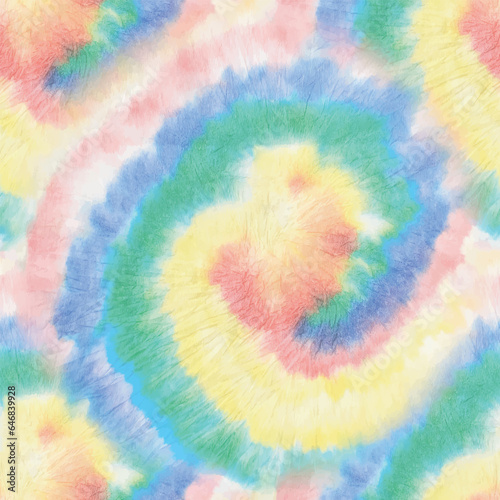 Tie Dye Shirt. Spiral Seamless Tiedye. Stripe Tie Dye. Pink 1960 Repeat. Blue Swirl Repeat. Multi Color Swirl Background. Rainbow Vector Batik. Fabric Tiedye Pattern. Gradient Vector Pattern