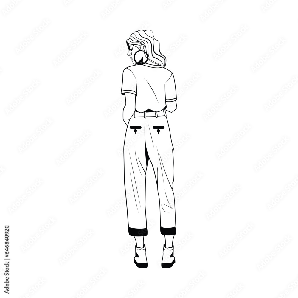 WOMEN YOUNG CHARACTERS MOCKUP TSHIRT ISOLATED CARTOON VECTOR WOMEN YOUNG CHARACTERS MOCKUP TSHIRT ISOLATED CARTOON VECTOR