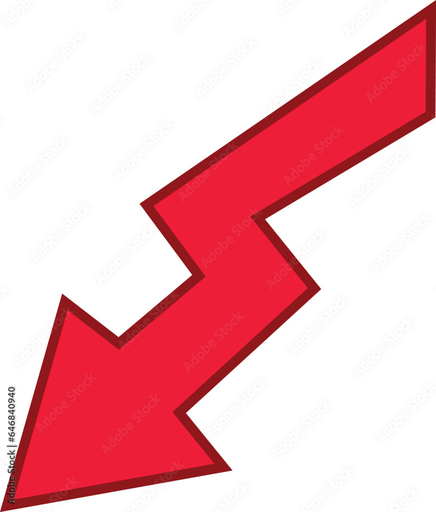 Red colored arrows outline icon, Arrow symbol isolated on white background. Best use for social media, marketing, advertisement and direction. Red colored arrows outline icon, Arrow symbol isolated on white background. Best use for social media, marketing, advertisement and direction.
