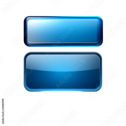 blue square button