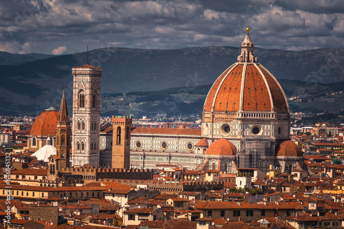 The Cathedral of Santa Maria del Fiore and the Giotto's Bell Tower
