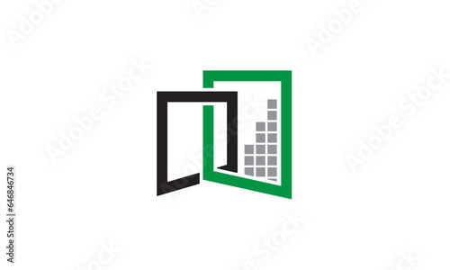 Financial Accountant Logo in Square Book, Accounting firm Logo,  payroll & payroll taxes,  sales tax Logo

