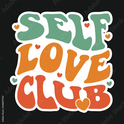 Retro wavy groovy svg design