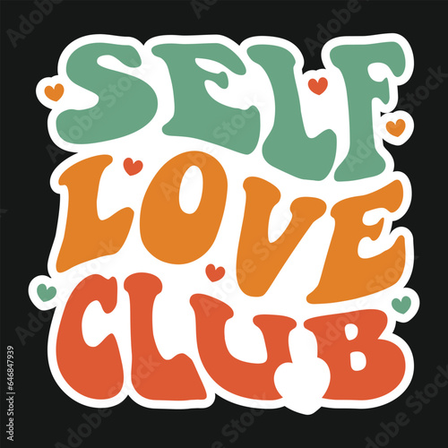 Retro wavy groovy svg design