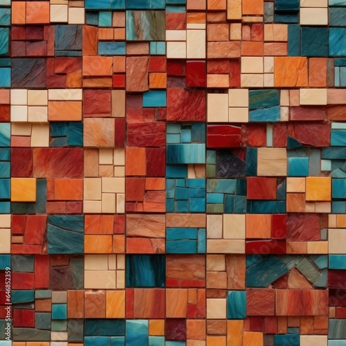 Mosaics Abstract Backgrounds: The Art of Imagination, Generative AI