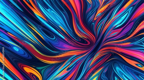 Colorful Abstract Background  Technology In The Future