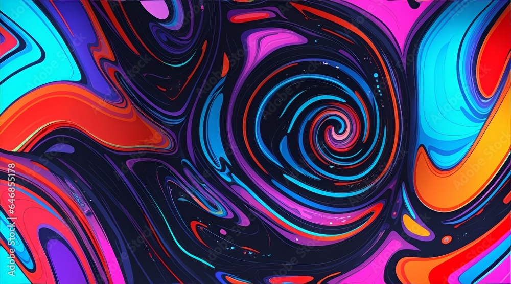 Colorful Abstract Background, Technology In The Future Colorful Abstract Background, Technology In The Future