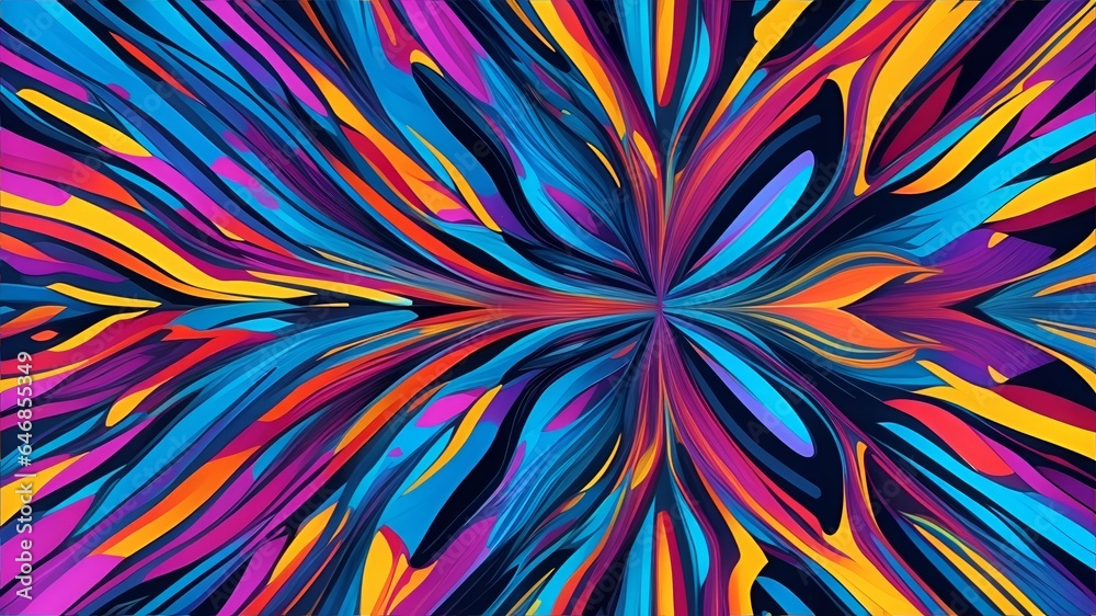 Colorful Abstract Background, Technology In The Future Colorful Abstract Background, Technology In The Future