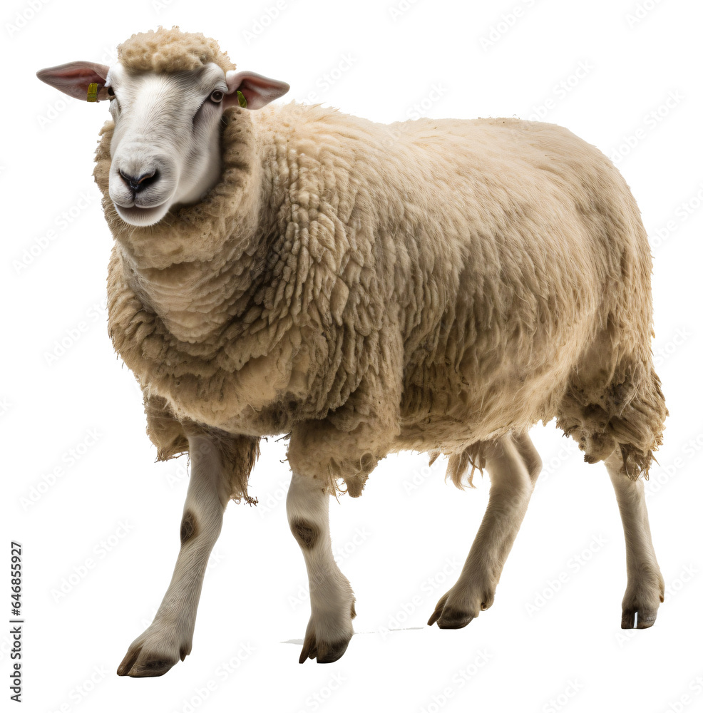 Sheep isolated on the transparent background PNG. Sheep isolated on the transparent background PNG.