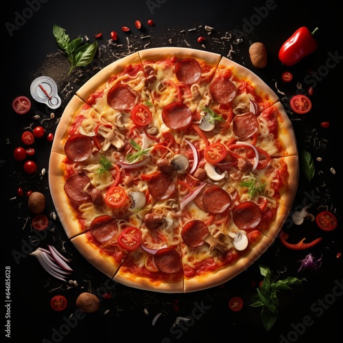 Savory Delights: Tempting Images of Pizza in the Food Category