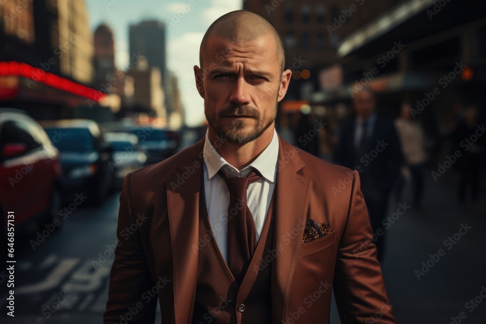 Caucasian Man Undercover Agent Background Charming Generative AI Caucasian Man Undercover Agent Background Charming Generative AI