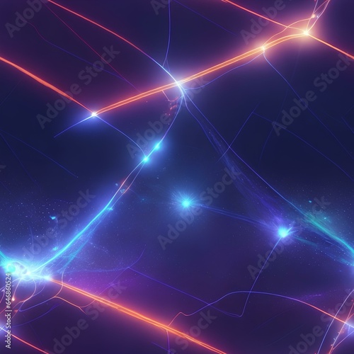 abstract blue background with stars