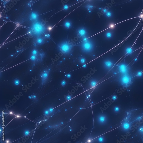 abstract blue background with stars