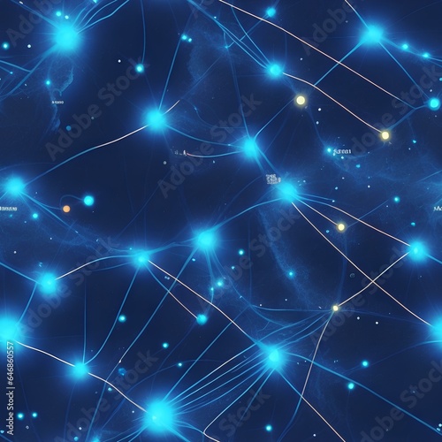 abstract blue background with stars