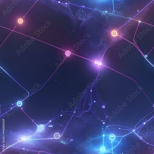 abstract blue background with stars
