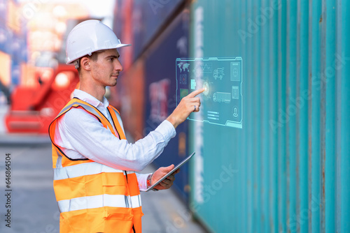 container delivery smart warehouse