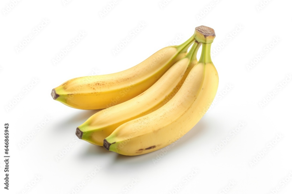 Bunch of fresh bananas isolated on white background Bunch of fresh bananas isolated on white background