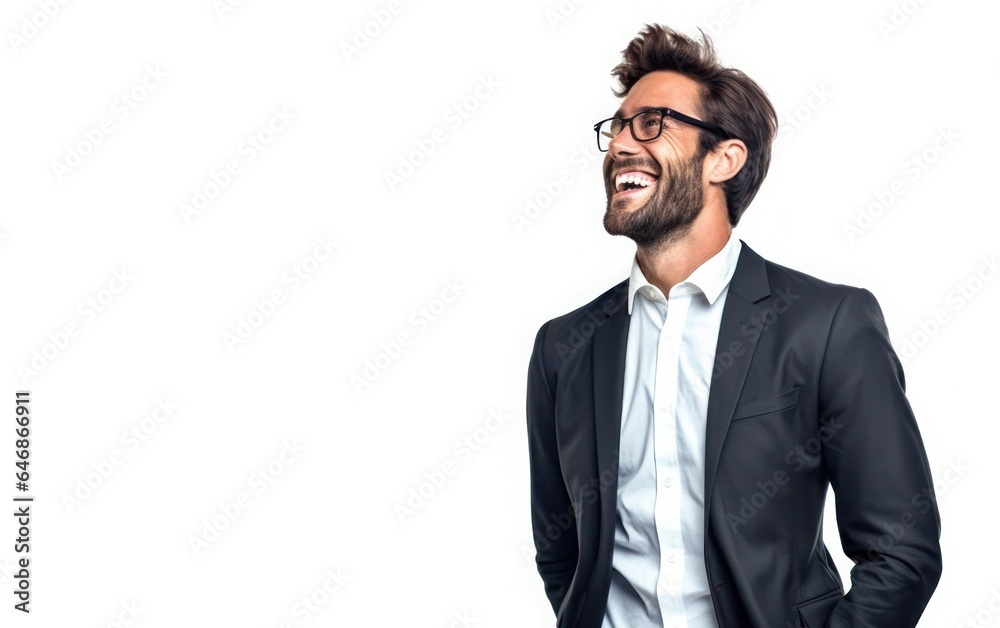 Businessman in suit isolated on white background
Businessman in suit isolated on white background