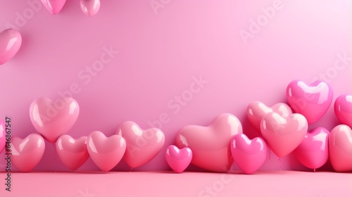 Wallpaper Mural pink tulips on white background Torontodigital.ca