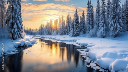 A gorgeous backdrop for the winter season